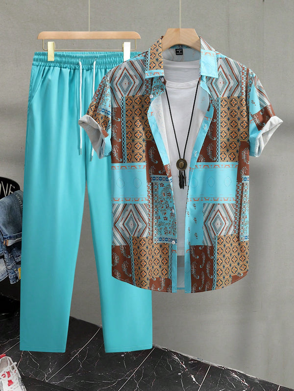 Hawaiian Shirt Sets For Summer | HW005